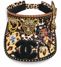 Load image into Gallery viewer, Leopard print visor
