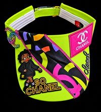 Load image into Gallery viewer, Colorful tie and visor
