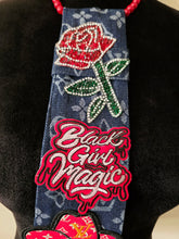 Load image into Gallery viewer, Denim &amp; red diva tie
