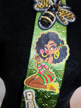 Load image into Gallery viewer, Metallic green diva tie
