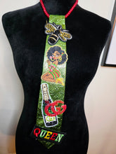 Load image into Gallery viewer, Metallic green diva tie
