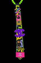 Load image into Gallery viewer, Colorful tie and visor
