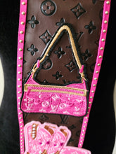 Load image into Gallery viewer, Pink &amp; Brown Diva tie
