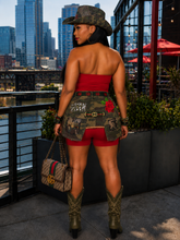 Load image into Gallery viewer, Camo fringe belt

