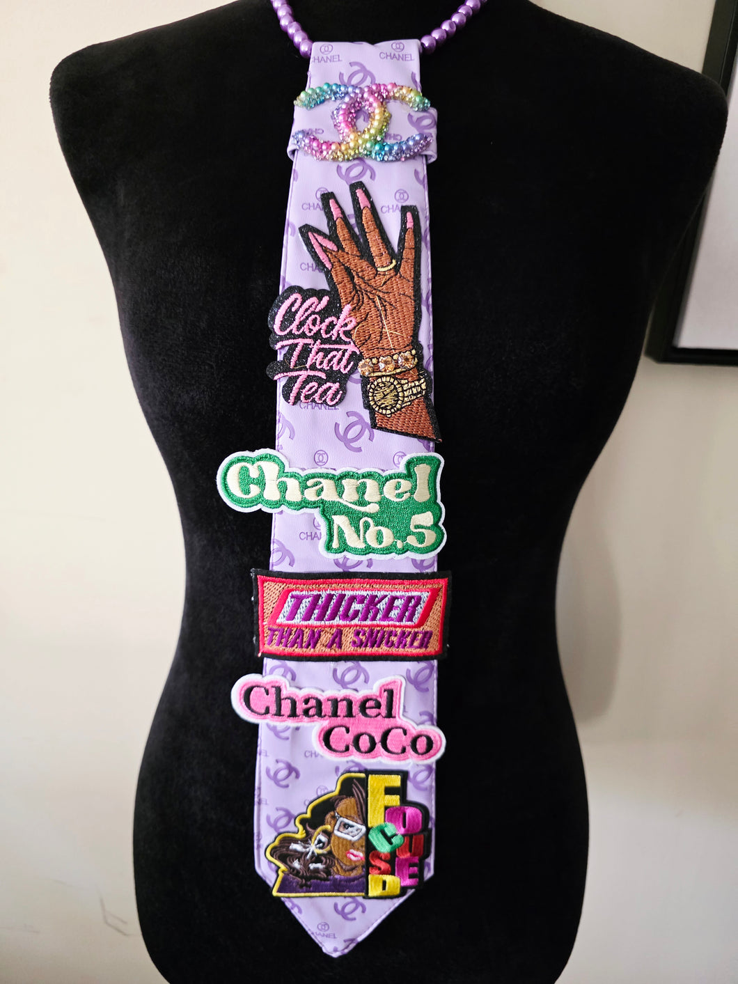 Lavender diva tie